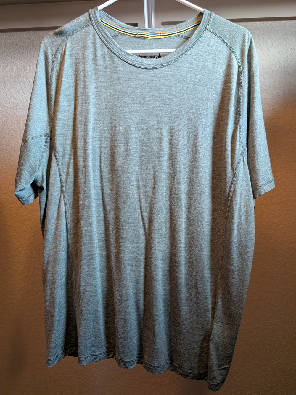 Men's Lightweight Crew Tee in Cool Green by Smartwool